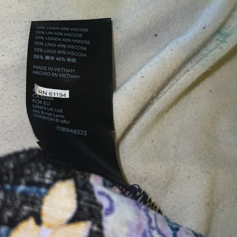 Free People Summer in Tulum Medium blue floral top - Picture 13 of 15